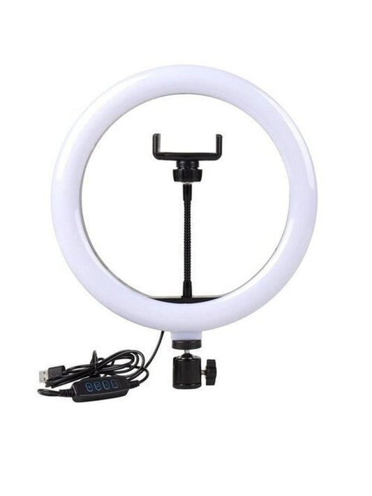 saketi italy - light ring with dimmer and mobile phone base