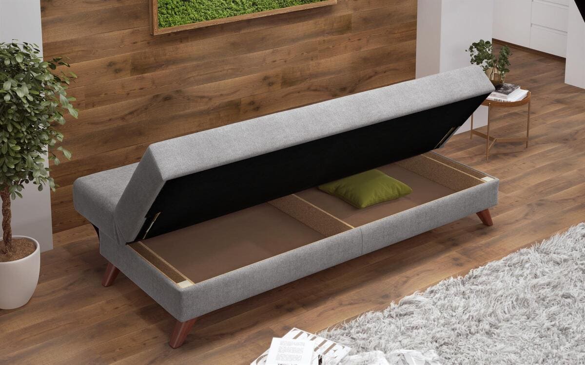 saketi italy - three-seater sofa/bed brenda