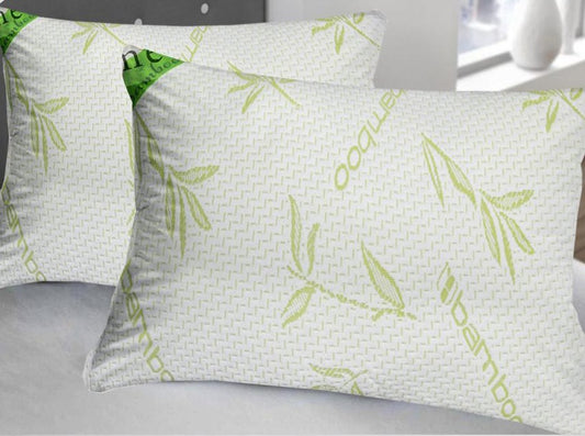 Μαξιλάρι ύπνου BAMBOO 50x70 άσπρο + πράσινο