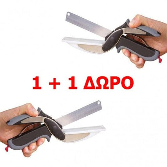 saketi italy - smart kitchen knife 2 in 1 with cutting base
