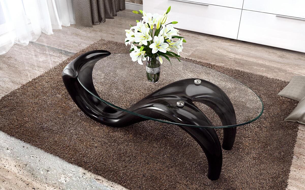 saketi italy - living room table velvet