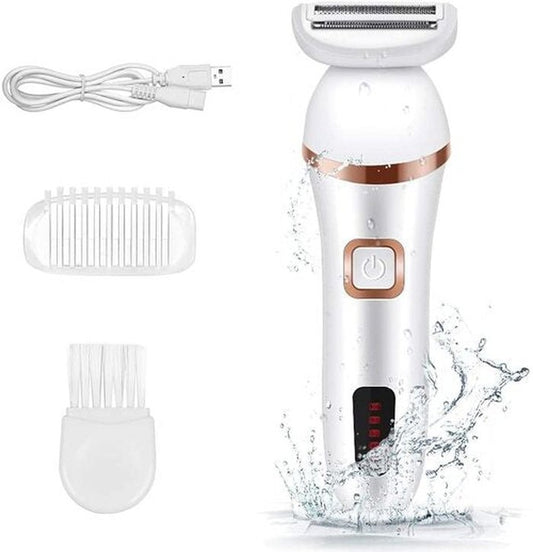 saketi italy - waterproof and rechargeable epilator with led display
