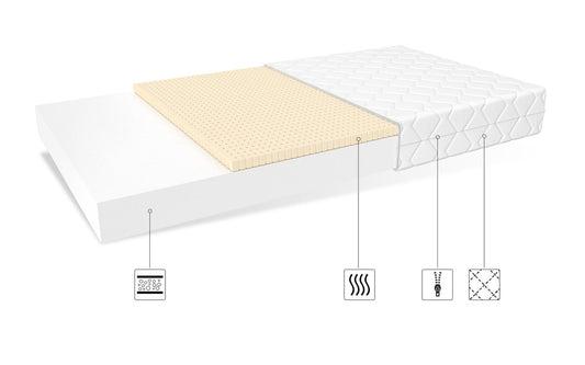 saketi italy - double-sided mattress babytec