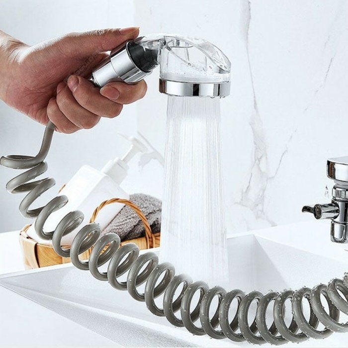saketi italy - faucet extension with shower handle