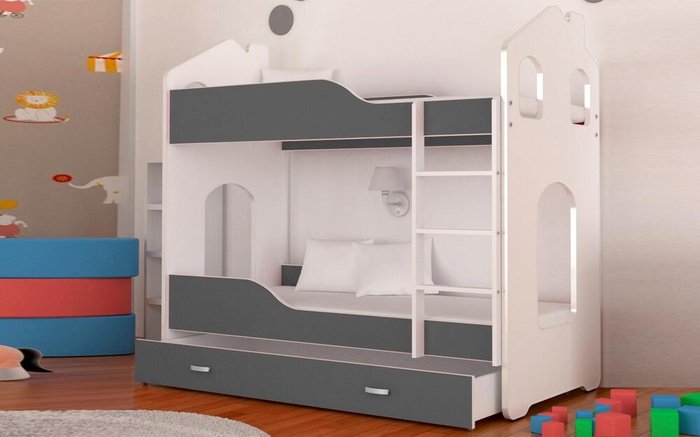 saketi italy - children's bunk bed and mattresses lilian
