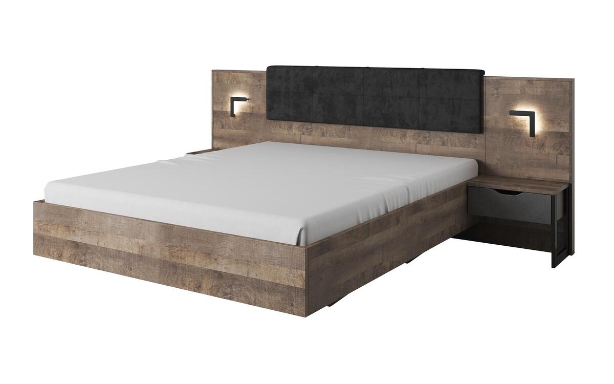 saketi italy - double bed and two bedside tables eldenor