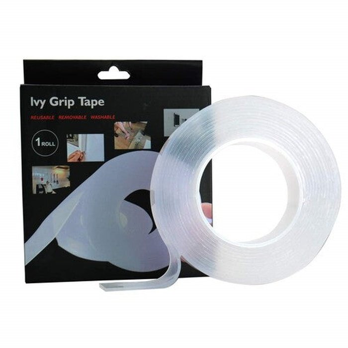 saketi italy - reusable double-sided clear silicone tape
