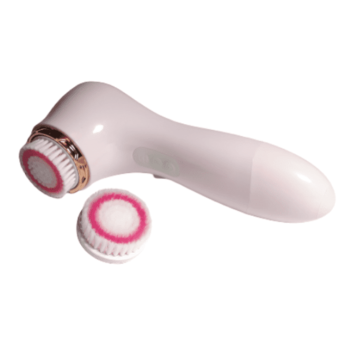 saketi italy - rechargeable facial cleansing brush device with 2 speeds