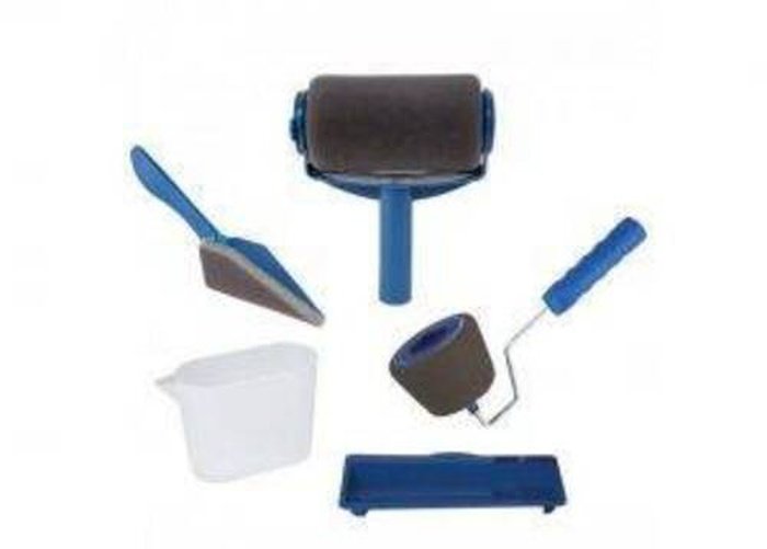 saketi italy - paint roller and tools set 6 pieces