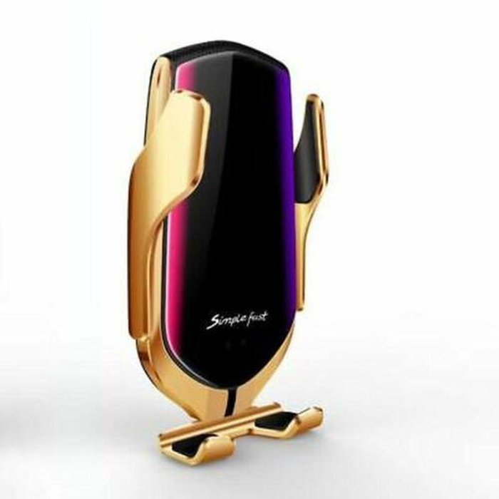 saketi italy - wireless car charger with smart clip and stand